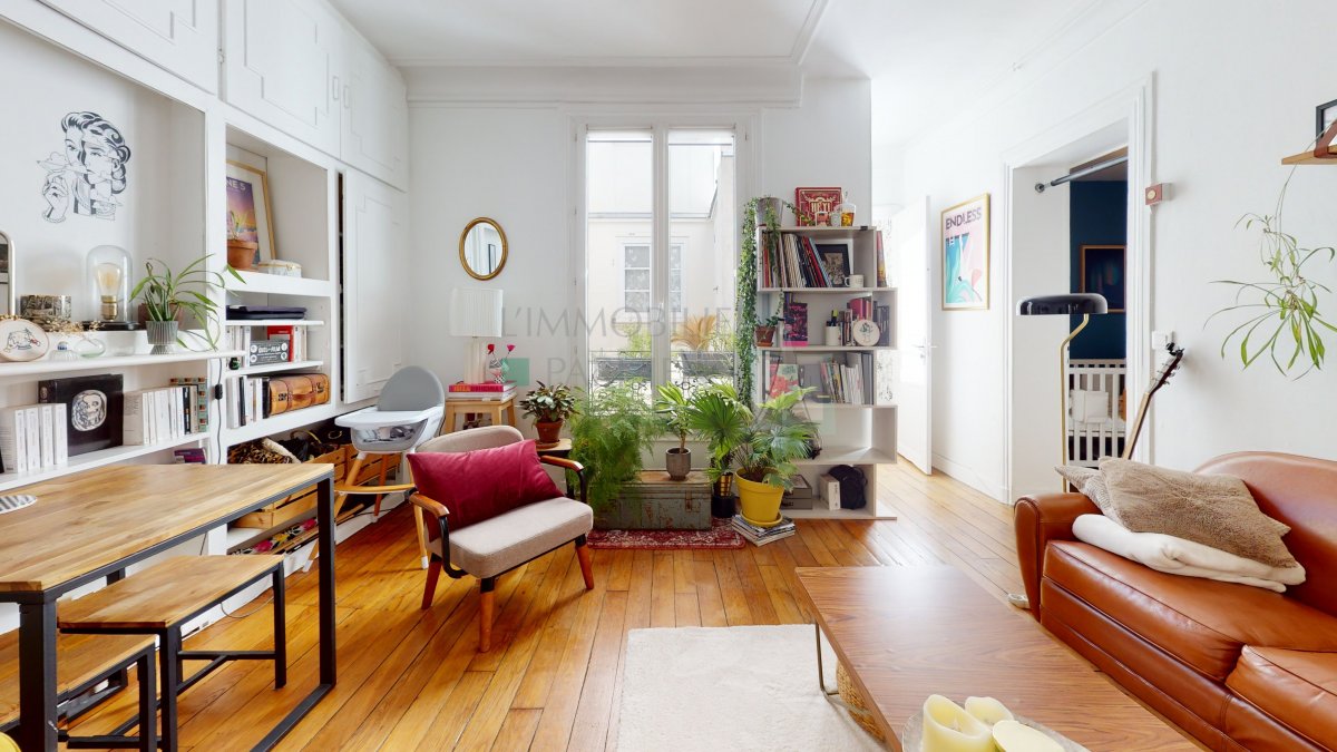 Vente Appartement  2 pièces - 44.2m² 75018 Paris