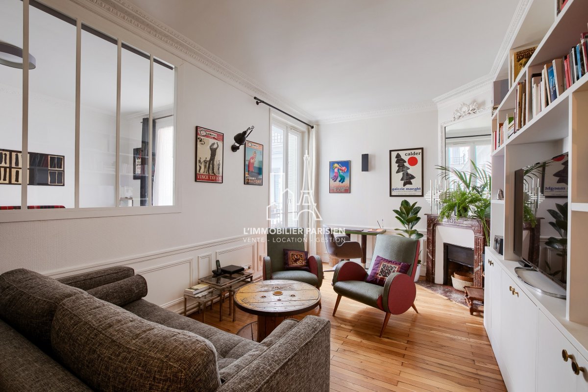 Vente Appartement  2 pièces - 49.4m² 75018 Paris 18