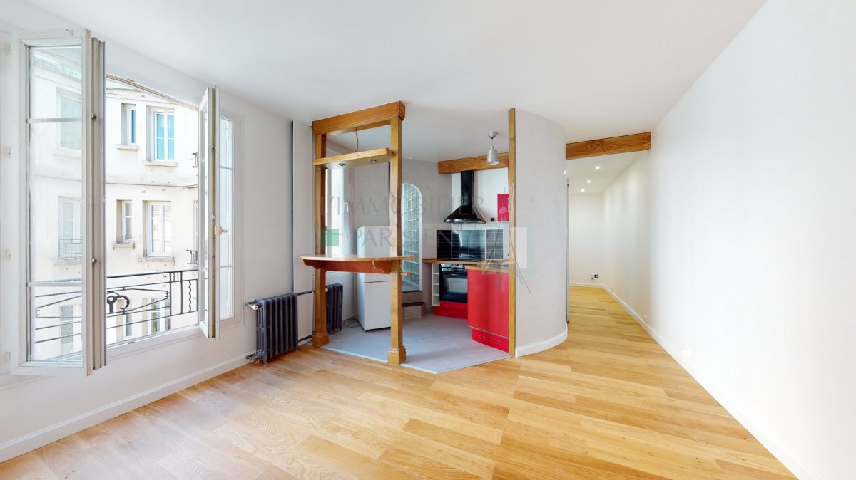 Vente Appartement  2 pièces - 39.7m² 75018 Paris
